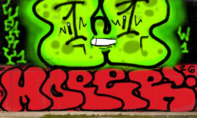 Graffiti artwork by DECAY