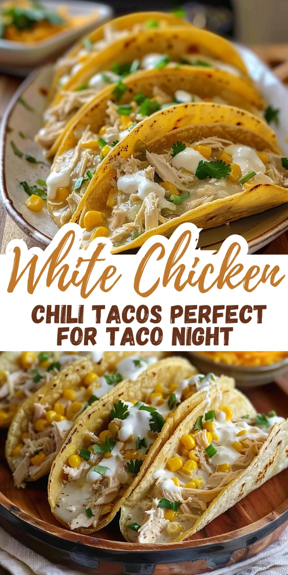 White Chicken Chili Tacos for the Ultimate Taco Night
