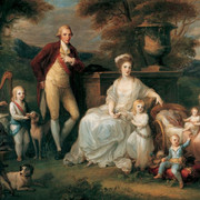 Портрет короля Неаполя Фердинанда IV с семейством 1783