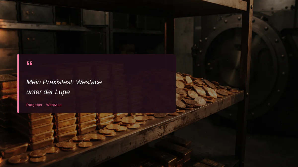 Mein Praxistest: Westace unter der Lupe