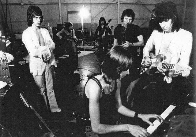 Nicky Hopkins In Studio With The Stones