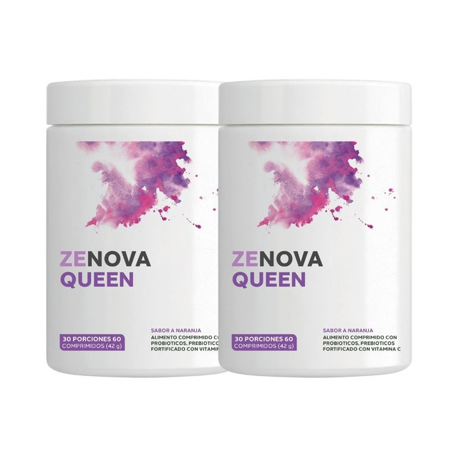 Queen probióticos vaginales y prebióticos x 2 unidades ZENOVA CAPSULAS x COMPRIMIDO X 120 Queen probióticos vaginales y prebióticos x 2 unidades ZENOVA CAPSULAS x COMPRIMIDO X 120