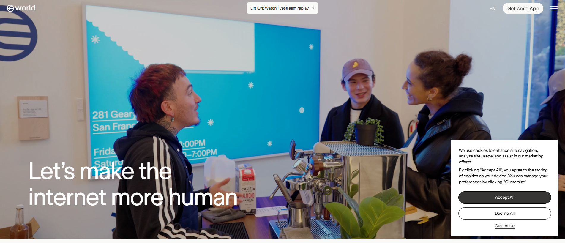 Screenshot of tfh-world.com