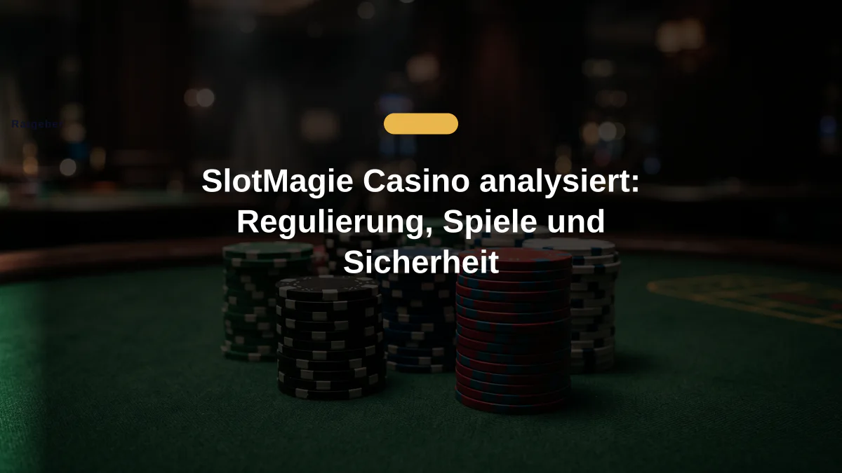 SlotMagie Casino analysiert: Regulierung, Spiele und Sicherheit