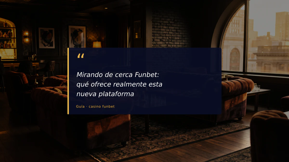 Mirando de cerca Funbet: qué ofrece realmente esta nueva plataforma