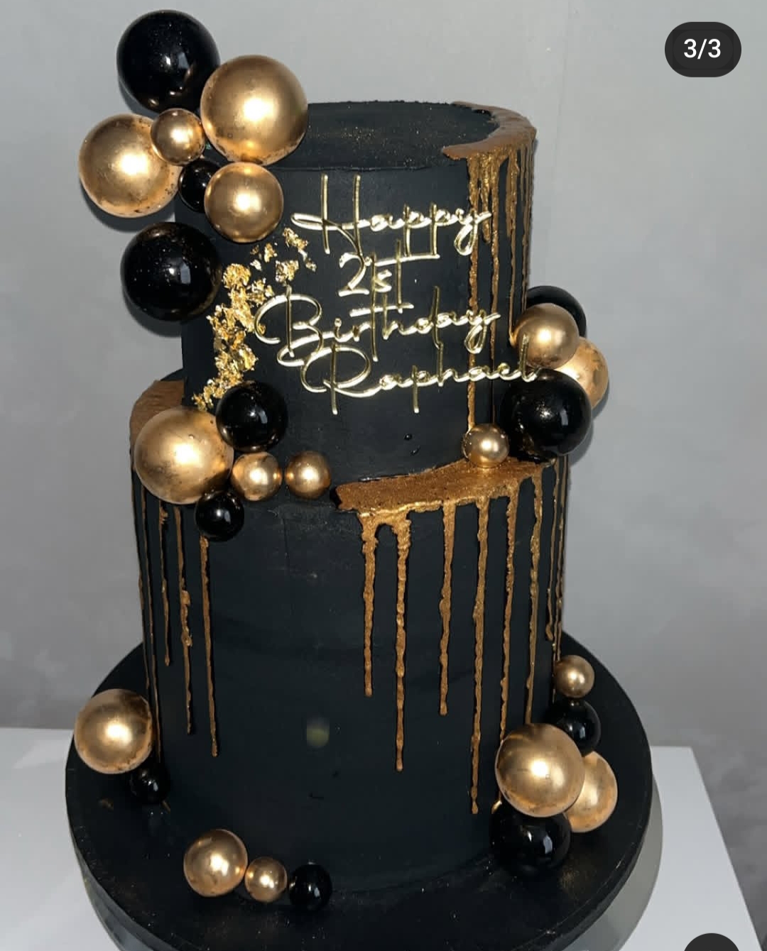 Two Tier Birthday Cake