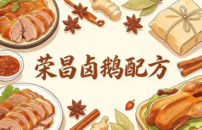 荣昌卤鹅配方内部资料，正宗荣昌卤鹅全套技术