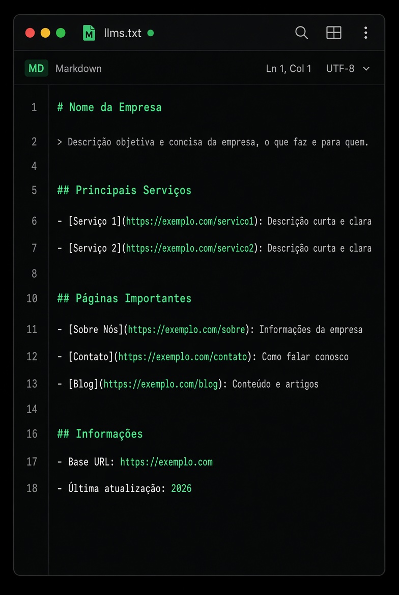 Erros mais comuns no llms.txt