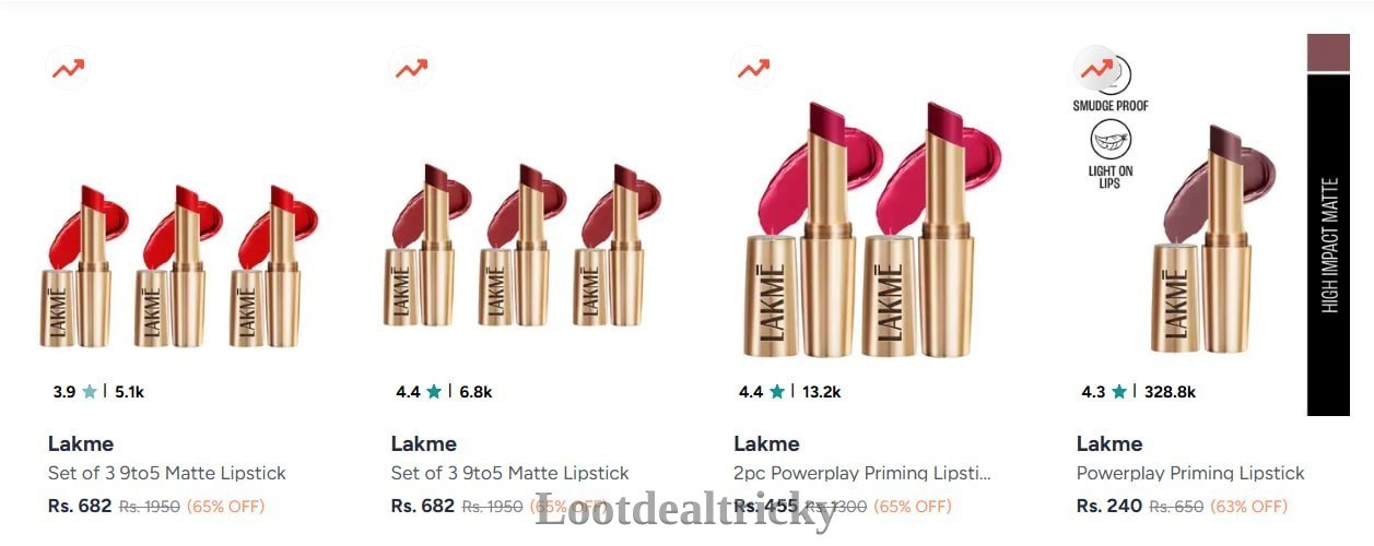 Lakme Makeup Upto – Best Deal Online @ 70% OFF Lakme Makeup Upto – Best Deal Online @ 70% OFF