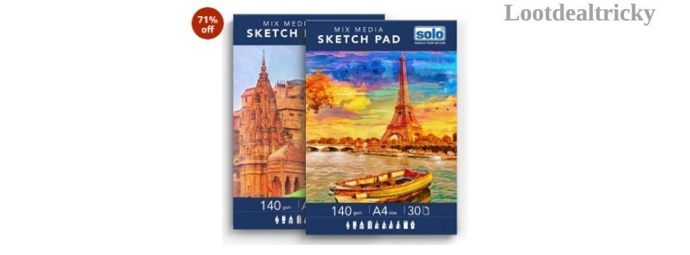 Solo A4 Sketchpad Offer Image