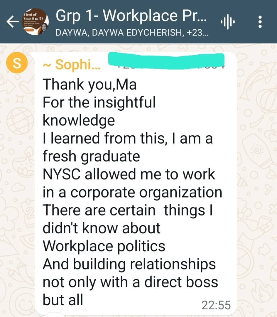 Attendee testimonial