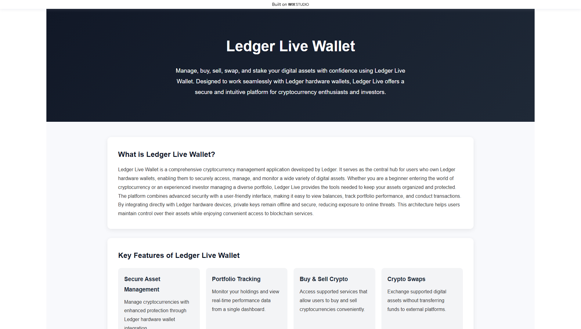 Screenshot of lives-ldgreapp.wixstudio.com