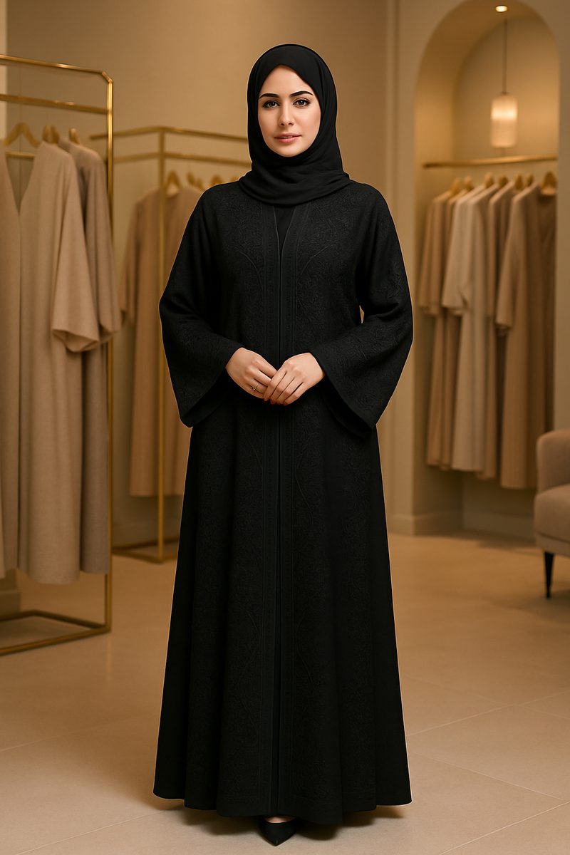 تنسيق عباية خليجية عصرية محتشمة