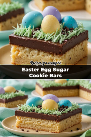Easter Egg Sugar Cookie Bars