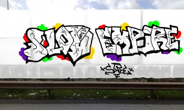 Graffiti artwork by SLOW0NE