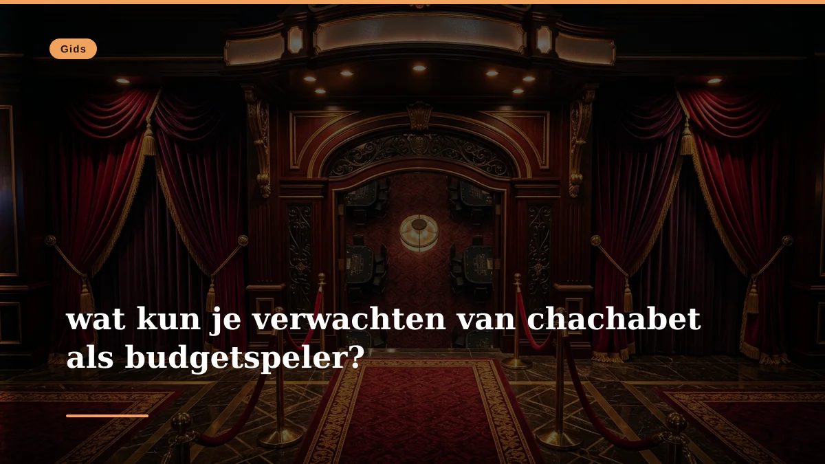 wat kun je verwachten van chachabet als budgetspeler?