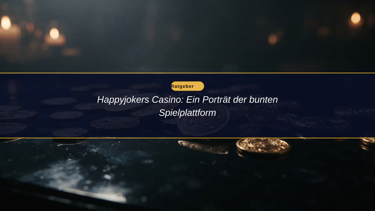 Happyjokers Casino: Ein Porträt der bunten Spielplattform