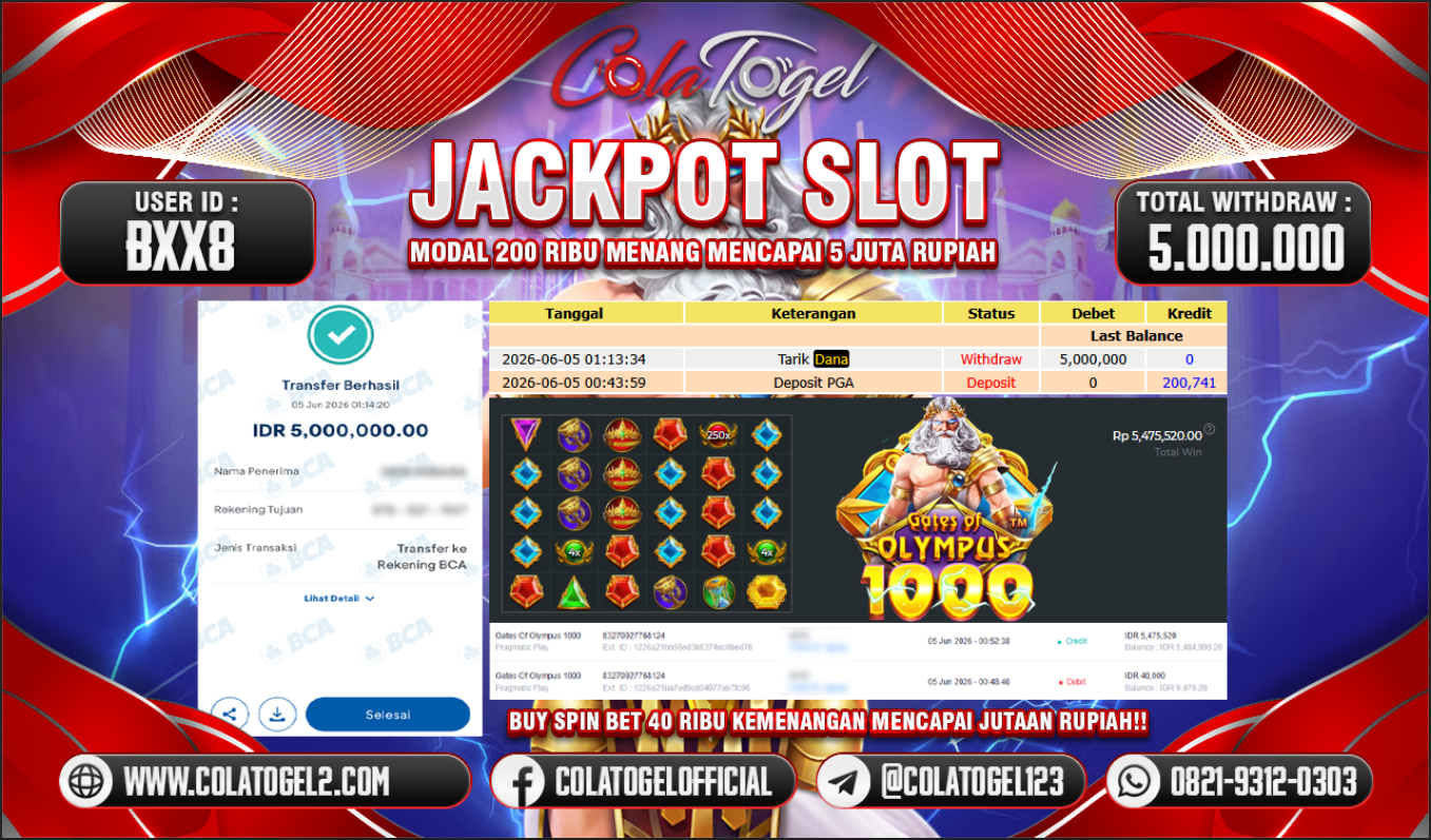 JACKPOT SLOT GACOR!!
