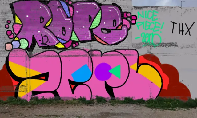 Graffiti artwork by rope12