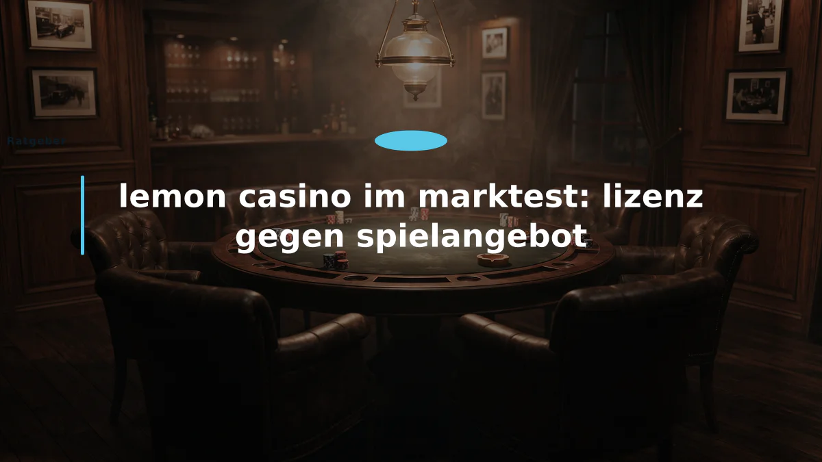 lemon casino im marktest: lizenz gegen spielangebot