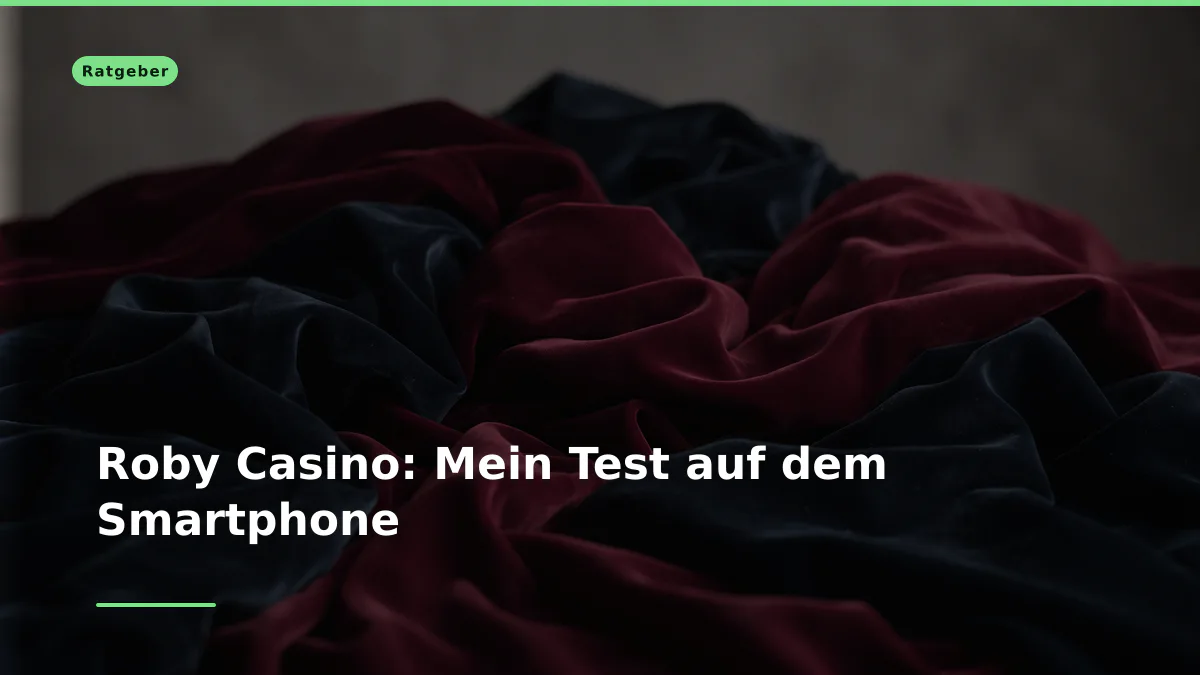 Roby Casino: Mein Test auf dem Smartphone