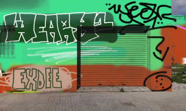 Graffiti artwork by DECAY