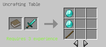 Uncrafting Crafting Table Recipes
