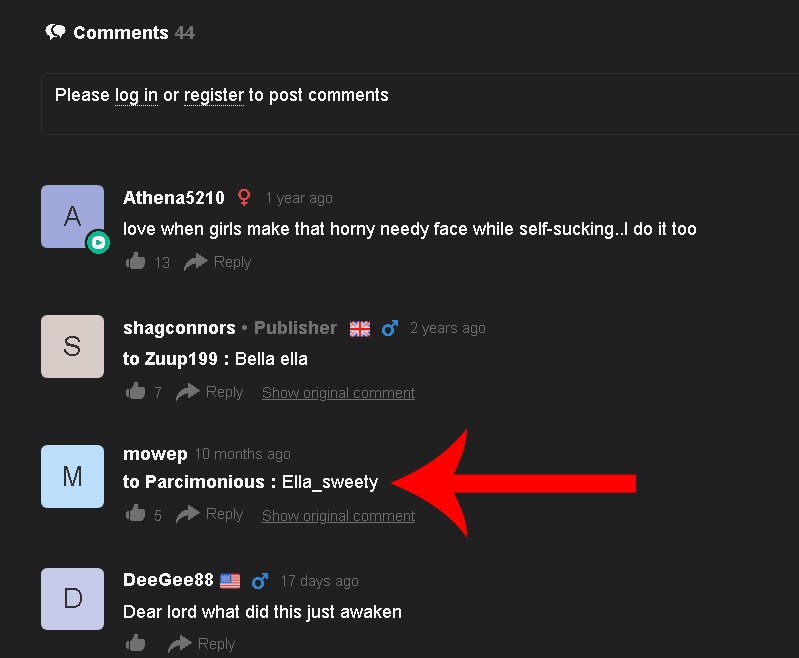 ella sweety in answer #1969347