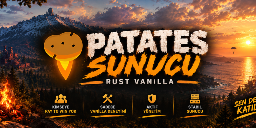 [TR] Patates Sunucu | Vanilla+