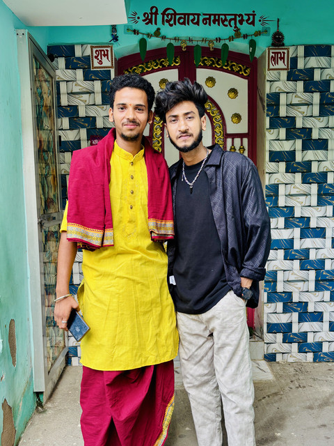 Pandit Mohit Pandey with Aryan Kelvin