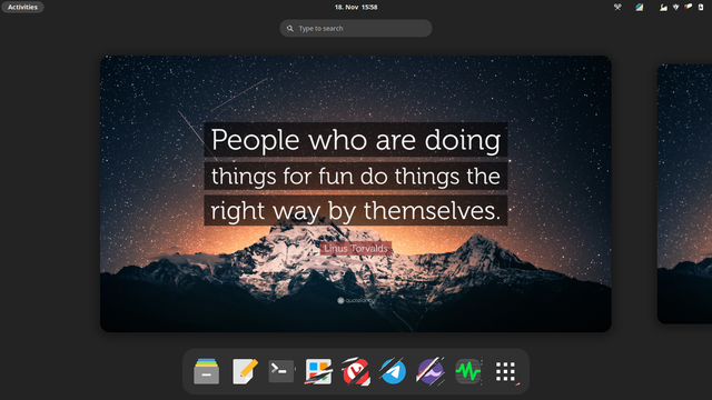 GNOME Desktop Activities Overview Glitched Broken Icons due to Hardware Rendering Issues 2022.png