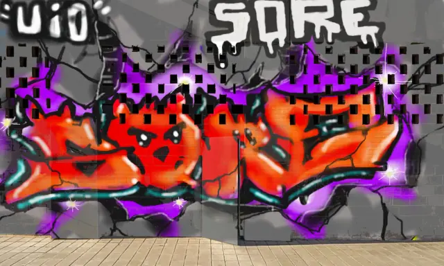 Graffiti artwork by Sore95