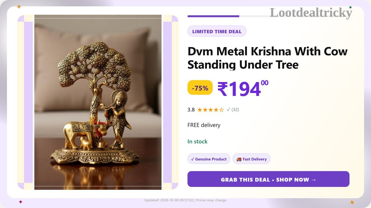   dvm Metal Krishna – Just ₹194 | Loot Deal