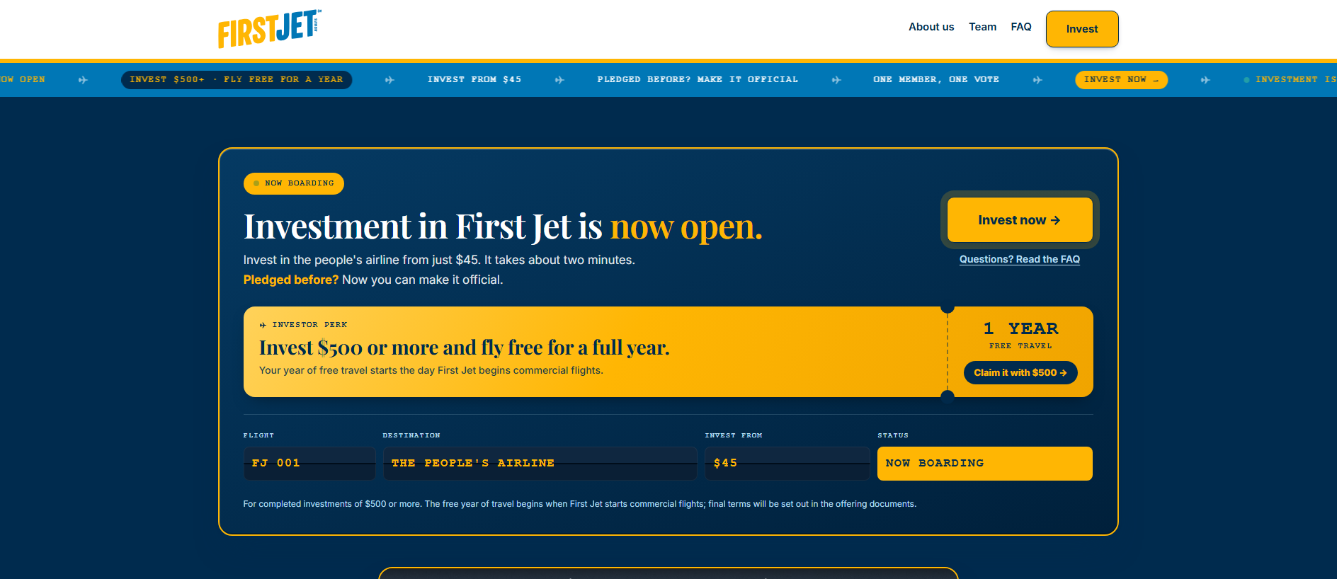 Stored capture of firstjetair.org