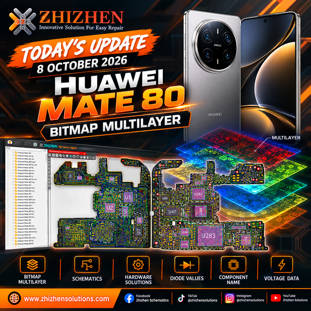 Huawei Mate 80 Bitmap Multilayer Showcase