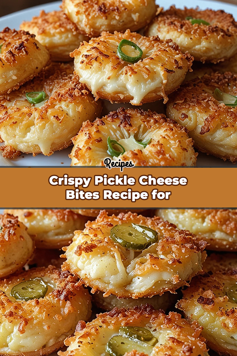 Crispy Pickle Cheese Bites Recipe for Snacking