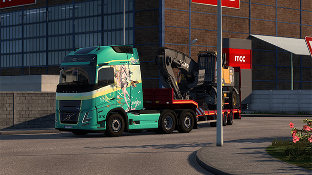 【星穹铁道】VolvoFH6 FH6aero 流萤涂装 （VolvoFH6 FH6aero FireFly PaintJob）