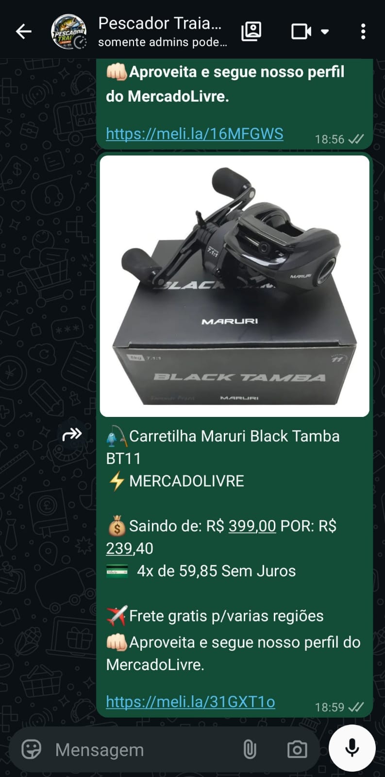 Print de oferta de pesca 2