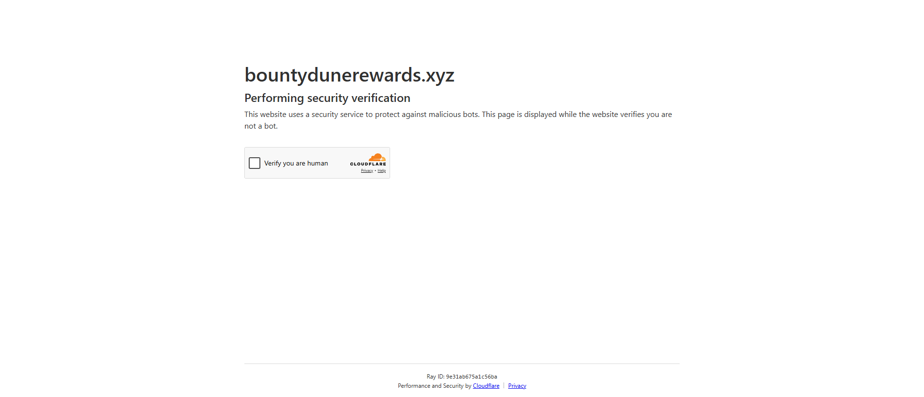 Stored capture of bountydunerewards.xyz