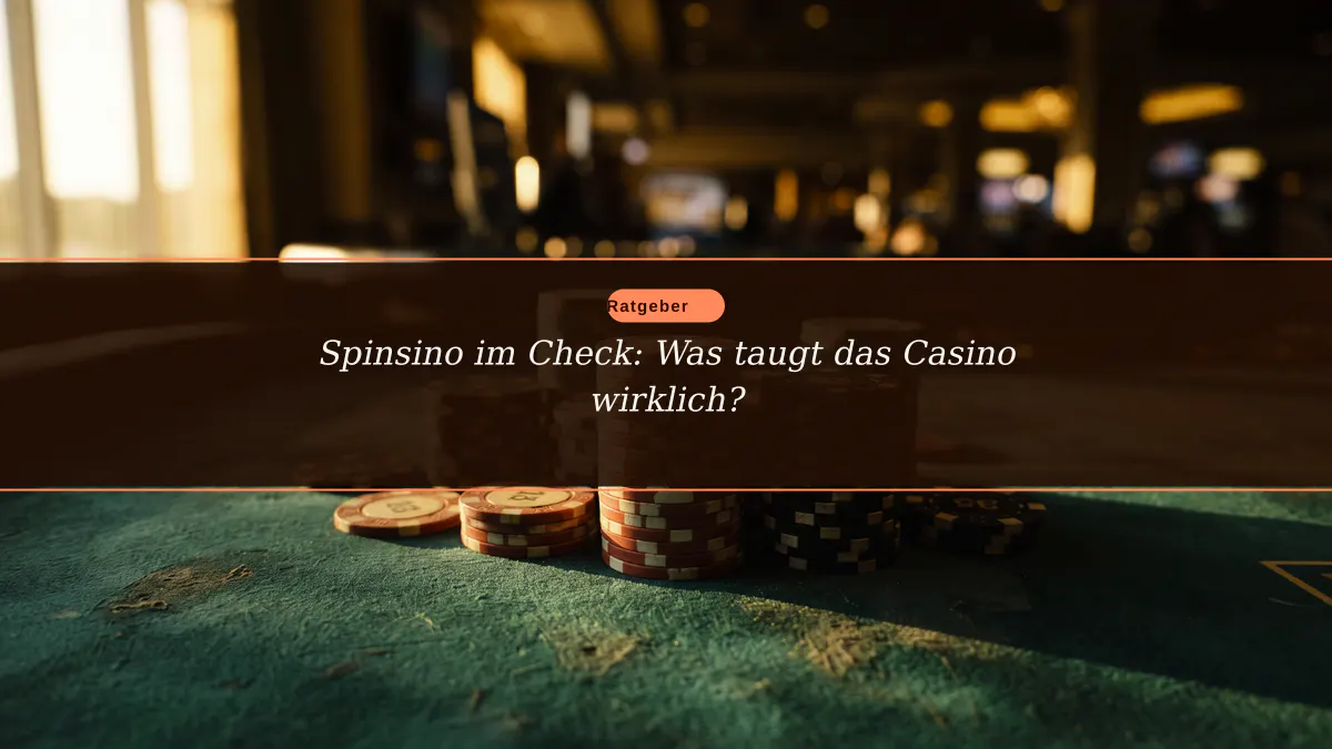 Spinsino im Check: Was taugt das Casino wirklich?