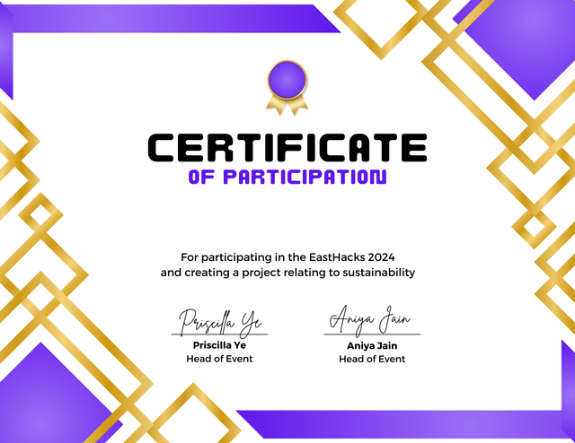 East-Hacks-Participation-Certificate