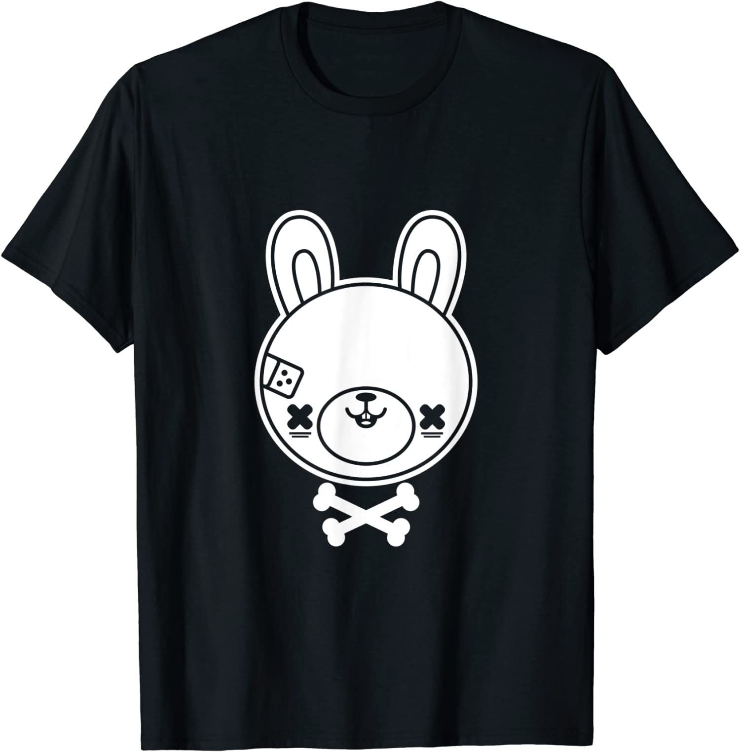Cute Kawaii Goth Bunny Creepy Pastel Goth Gift Unisex T-Shirt