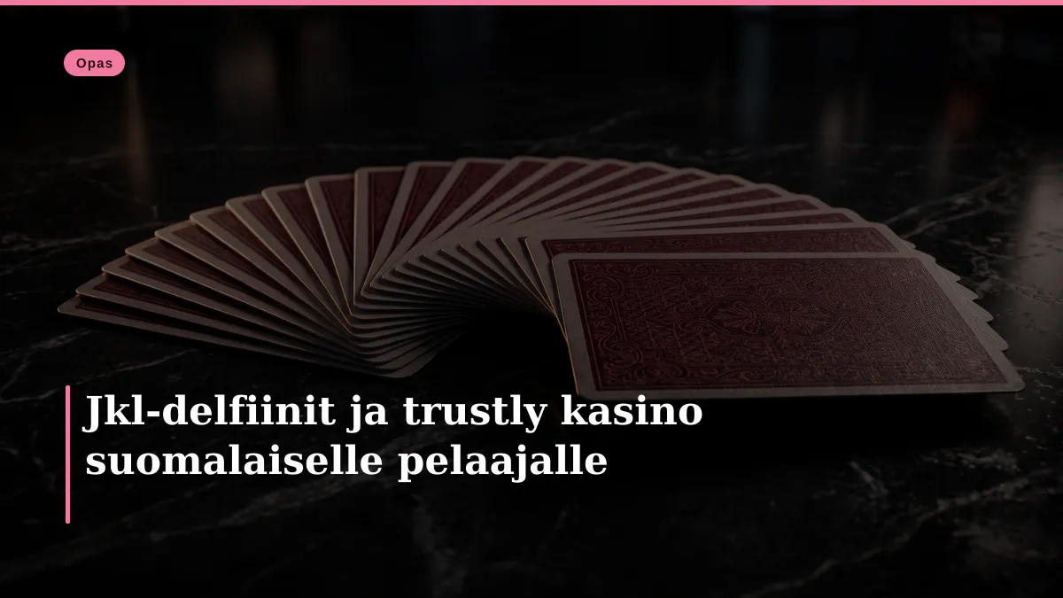 Jkl-delfiinit ja trustly kasino suomalaiselle pelaajalle