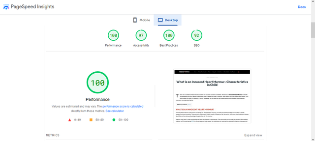 Pagespeed-Desktop