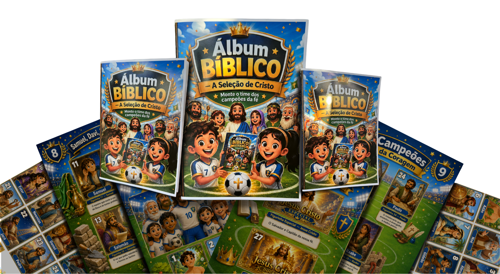 Álbum Bíblico - A Seleção de Cristo com figurinhas