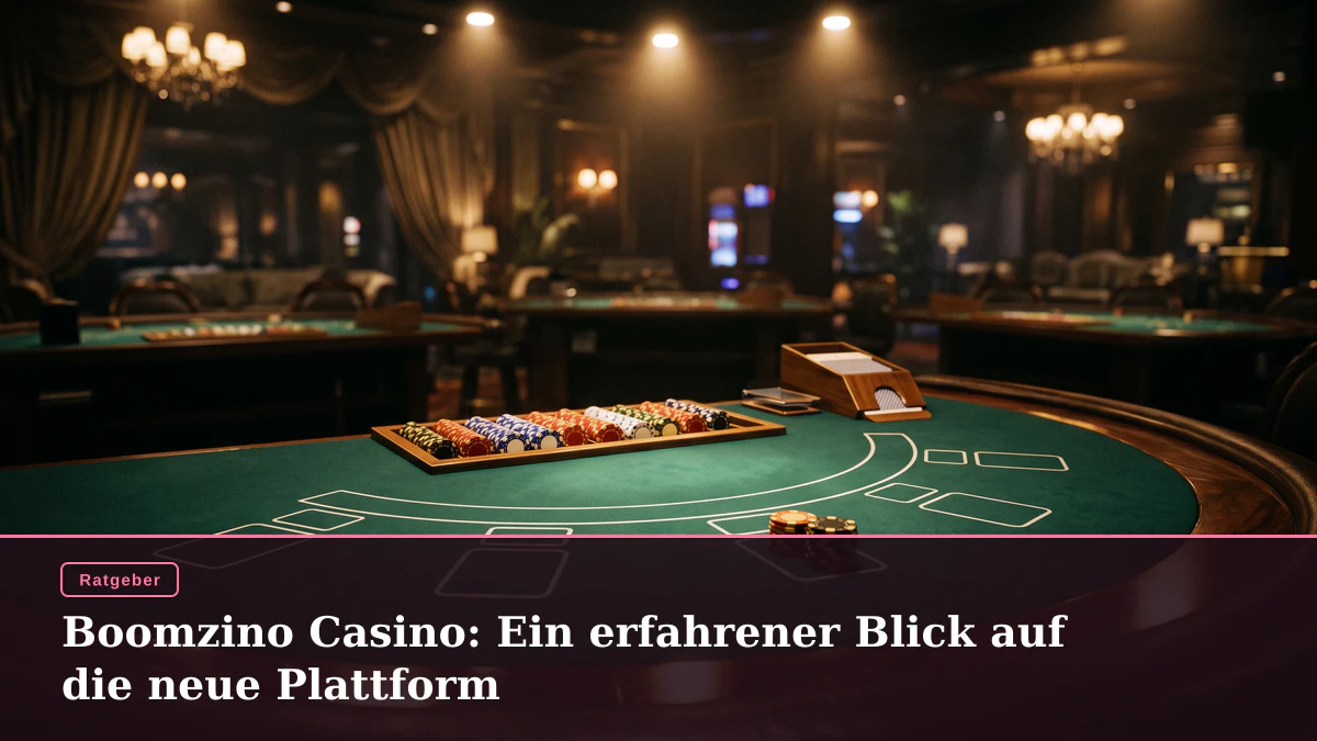 Boomzino Casino: Ein erfahrener Blick auf die neue Plattform