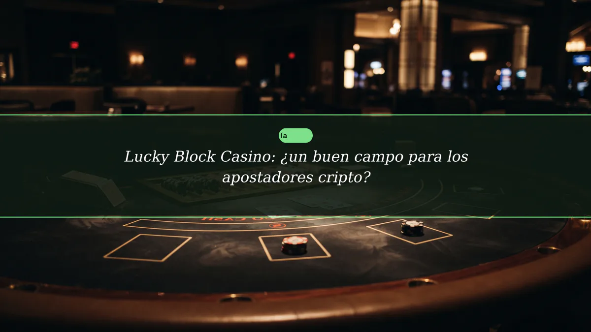 Lucky Block Casino: ¿un buen campo para los apostadores cripto?
