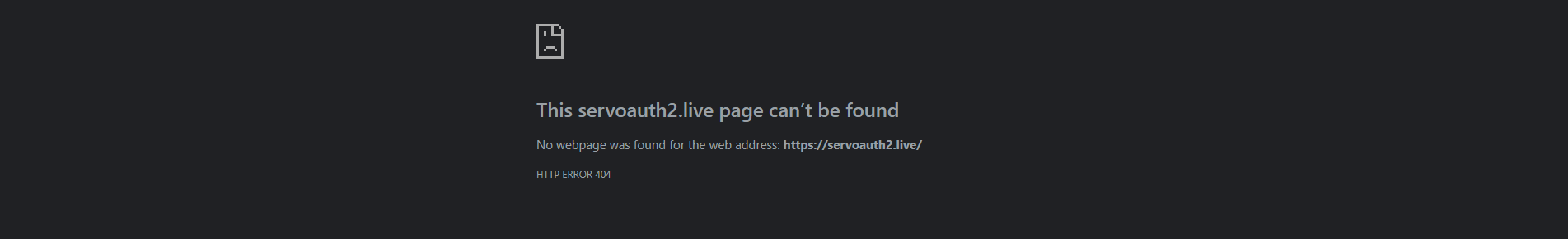 Forensic screenshot of servoauth2.live showing the phishing page layout