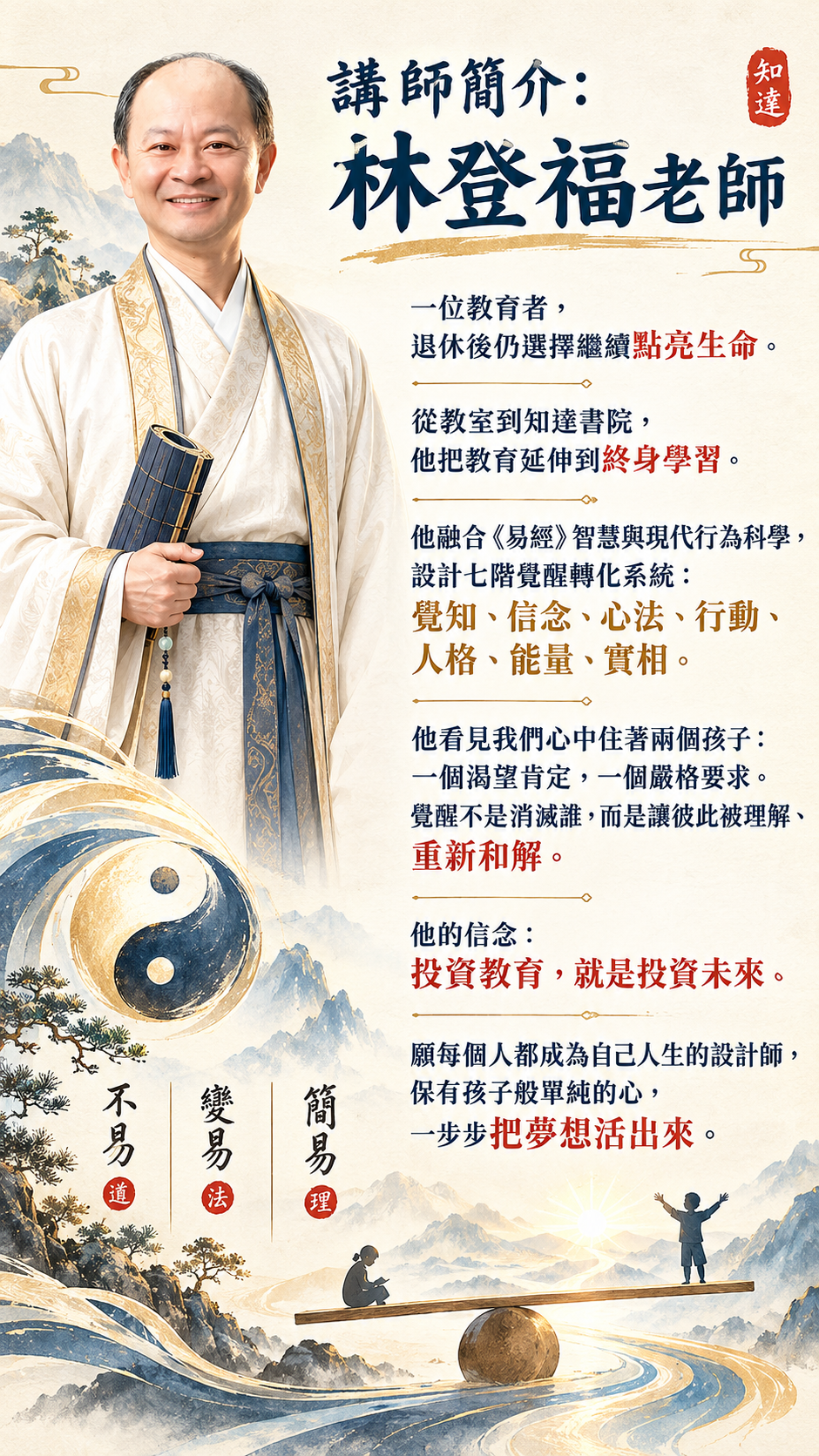 林登福老師講師簡介 KS47知達覺醒 人格進化5