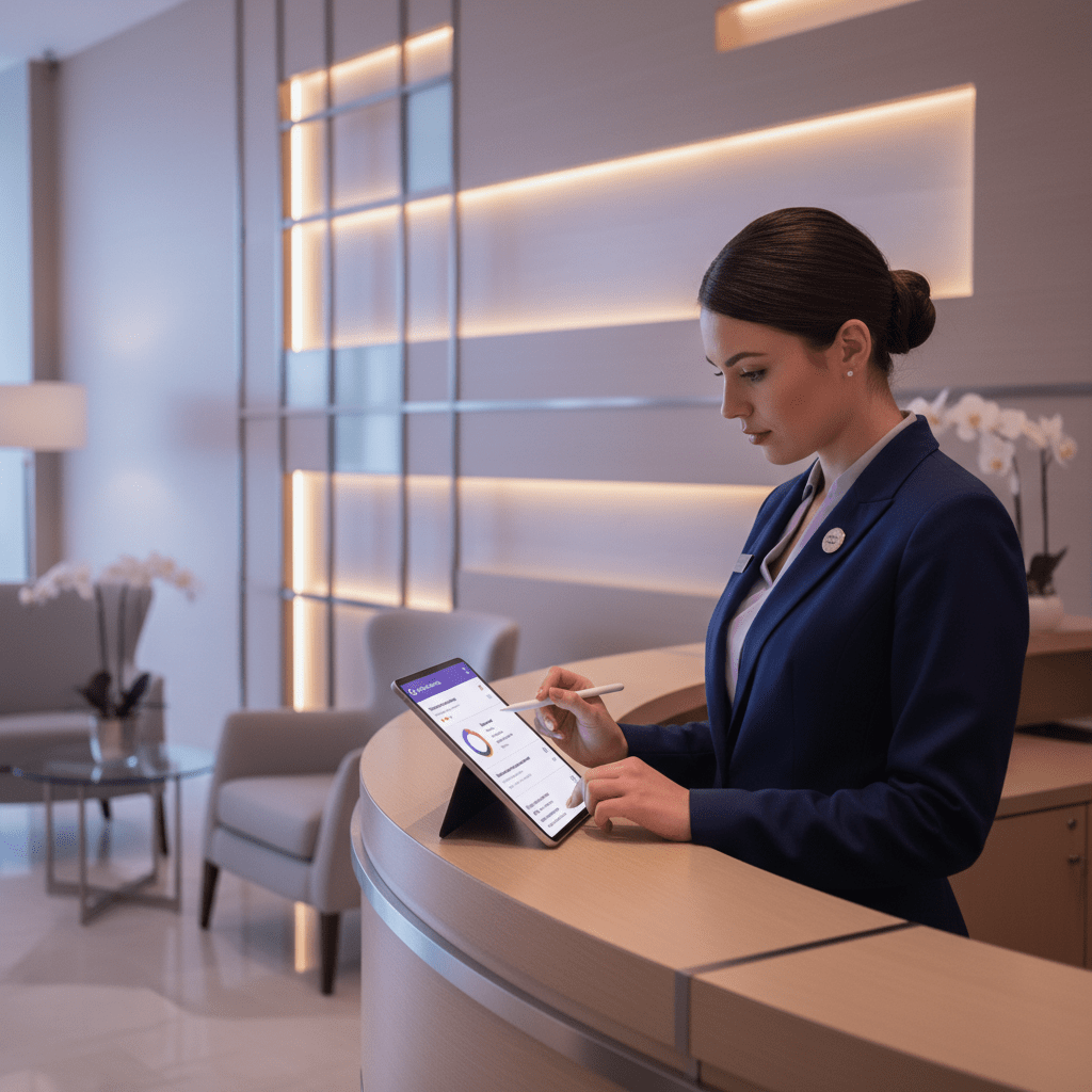 Hotel mobile booking engine optimized for speed and responsiveness